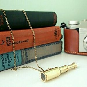 "Stow and Behold"- Nautical Spyglass Necklace